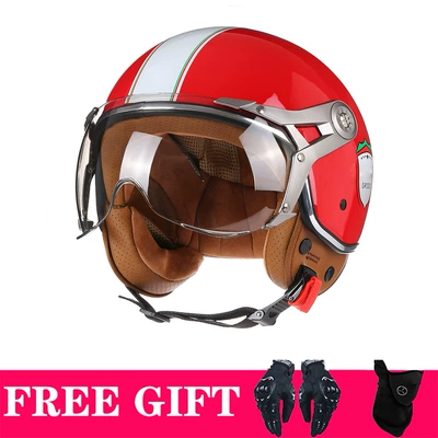in stock generation | Motosiklet kaskı (dəbilqə) - red-shield-two-piece-set-m