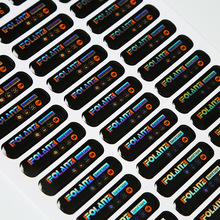 镭射荧光字母水晶滴胶贴纸批发彩色透明pvc滴塑制作可加印LOGO