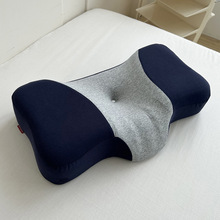 太空慢回弹记忆颈椎枕连体牵引枕 家用成人3D分区护颈枕头舒睡枕
