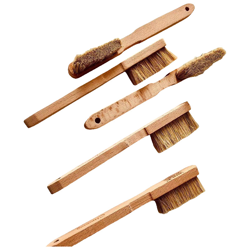 QSGYSY cepillo de cerdas escalada Roble Haya cepillo de escalada Haya pelo de cerdo cepillo de escalada cepillo de madera