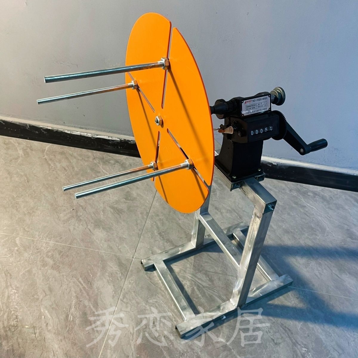 手摇收卷器卷线盘缠线盘打可取下打盘卷线分线盘绕线盘收线盘手摇