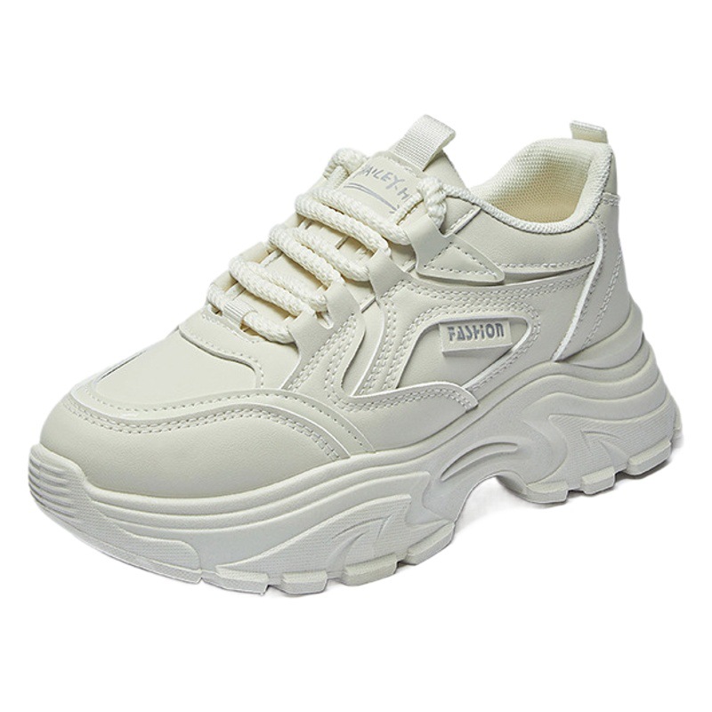 Zapatillas Chunky Térmicas para Mujer de PU y Caucho con Aumento de Estatura para Uso Diario image 1