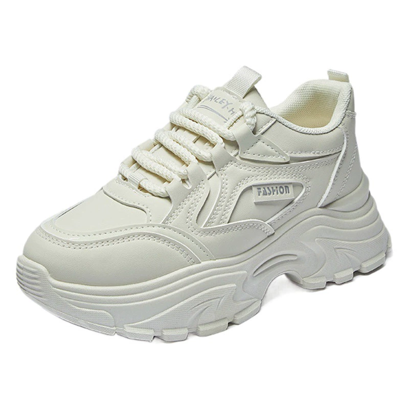 Ins k-стиль, новые женские туфли для папы, весна 202, студенческие спортивные кроссовки, повседневная обувь на толстой подошве, увеличенная 8821