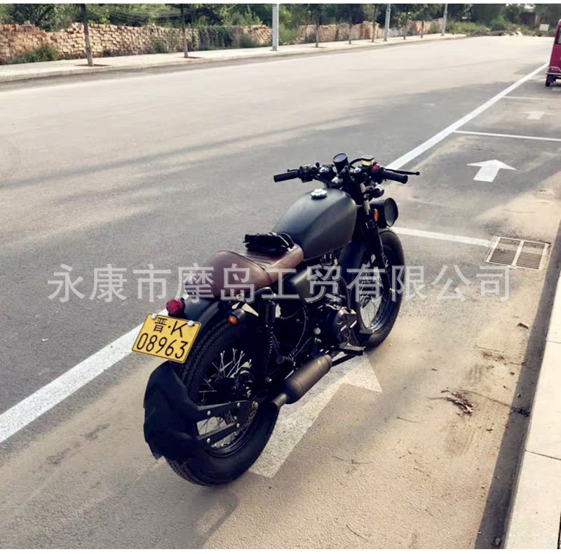 American CG Retro Motorcycle Street Car Prince Car Saddle Gasoline Motorcycle Two-wheeled Motorcycle