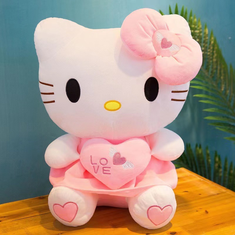 新品ハローキティぬいぐるみ抱き心ハローキティぬいぐるみ女の子诞生日プレゼント人形|undefined
