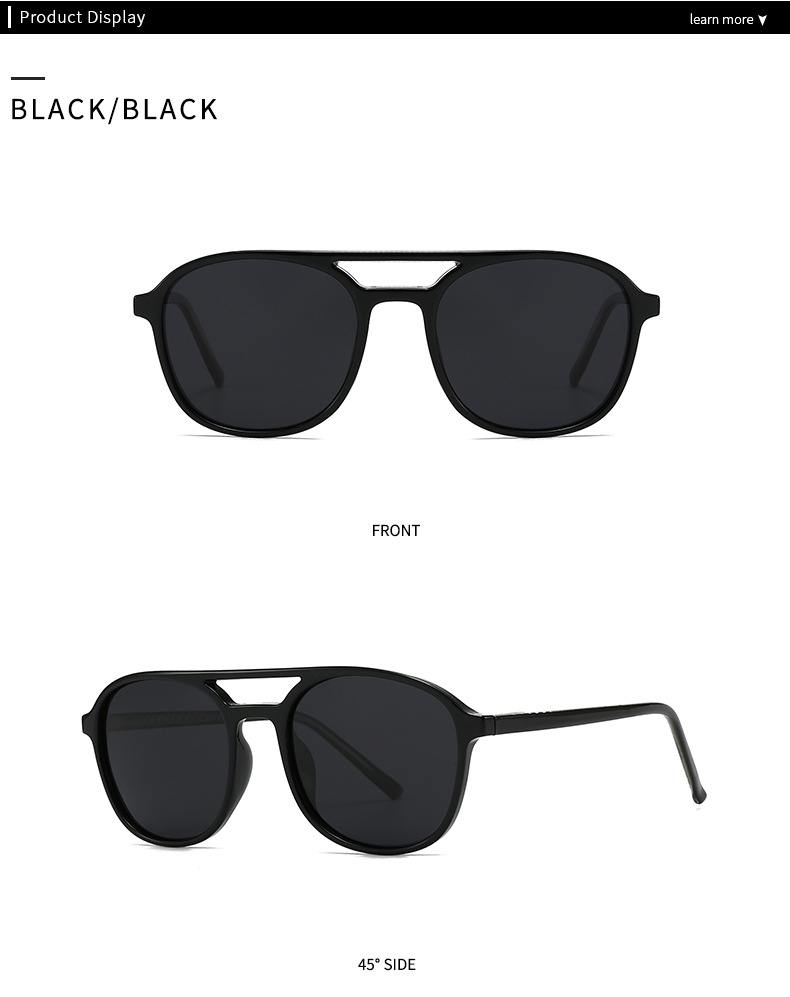 Transfrontaliero Nuovo Uomo Europeo e Americano Pin INS Moda Street Photography Moderno Fascino Retro Occhiali da sole polarizzati Donna 10050_voghion.com