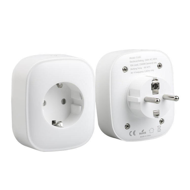 EU Socket Homekit Matter Tuya WiFi Zigbee with Google Home