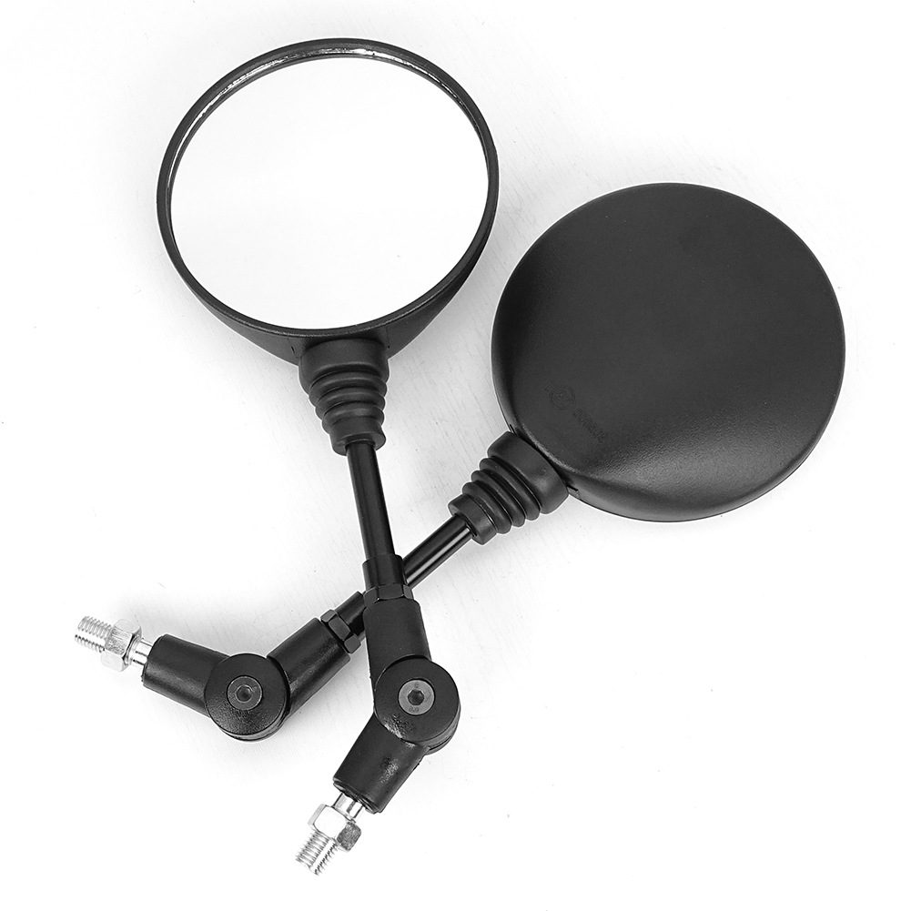 Motorcycle Modified Rearview Mirror with Large Folding Reflective Surface, Manufacturer's Best-Selling Round Foldable Rearview Mirror