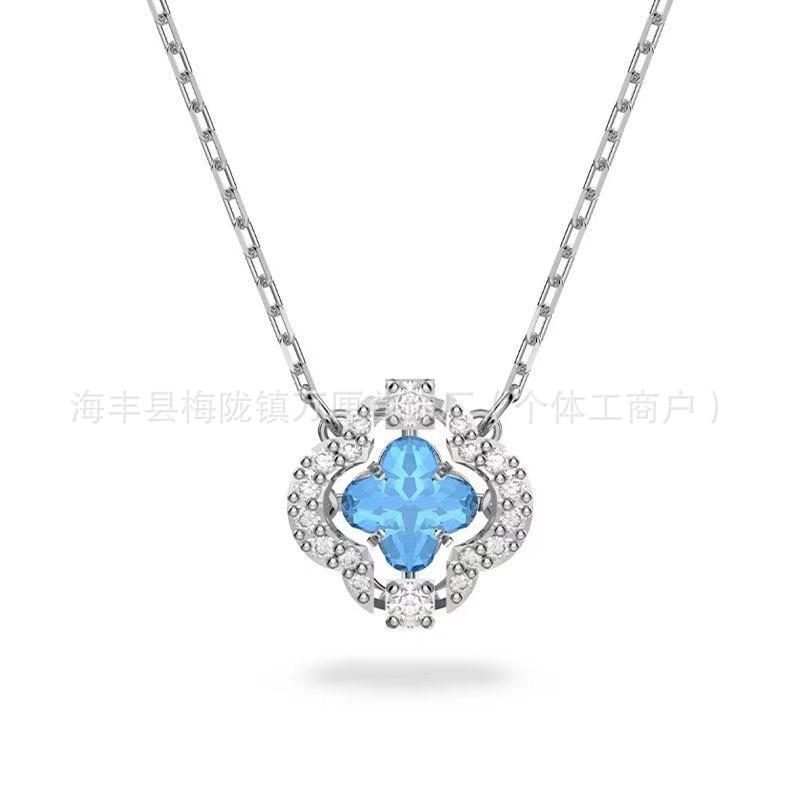 灵动四叶草蓝钻【白金】