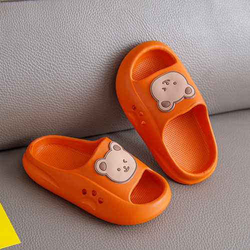 Step-on Feeling Children's Slippers Summer Girl Child Indoor Cartoon Cute Non-slip Soft Sole Parent-child Boy Child Baby Cooling Slippers