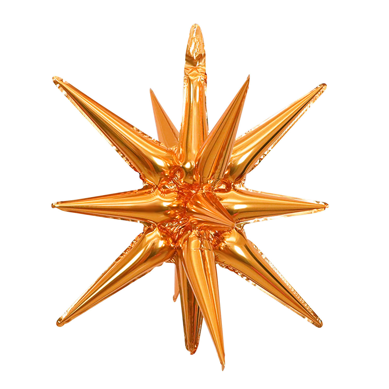 Transfronterizo de 22 pulgadas explotando una estrella en gota de agua brillante de aluminio 4D película de aluminio globo de aluminio diseño de fiesta de cumpleaños image 21
