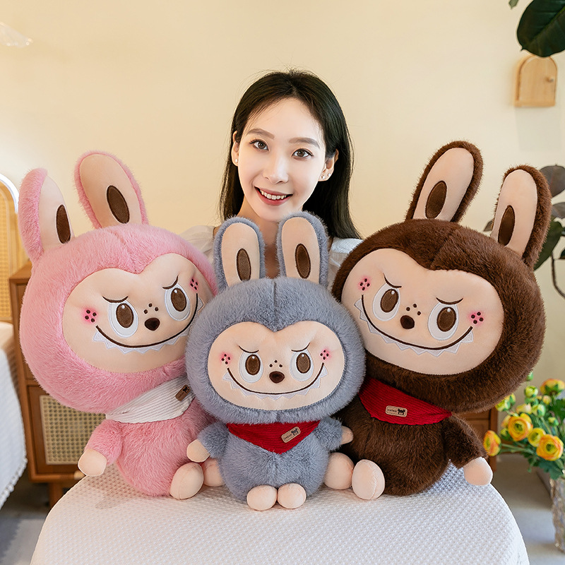 랩 봉제 장난감 슈퍼 귀여운 토끼 큰 거품 매트 인형 소녀 심장 인형 선물 도매