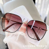 Metal advanced sunglasses, sun protection cream, 2023 collection, high-quality style, internet celebrity, UF-protection