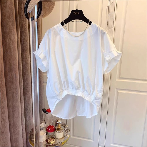 Women's Designers' Small-Town New 2025 Summer Loose and Slim-Fitting Shirt with a Sense of Elegance and Chic