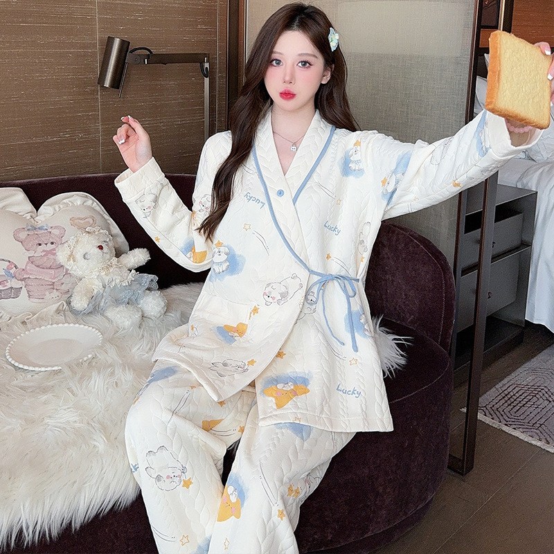 New Chinese Air Cotton Moon Clothing Spring and Autumn Pure Cotton Postpartum October 11 Maternal Lactation Pregnant Women Pajamas Autumn and Winter New Chinese Air Cotton Moon Clothing Spring and Autumn Pure Cotton Postpartum October 11 Maternal Lactation Pregnant Women Pajamas Autumn and Winter