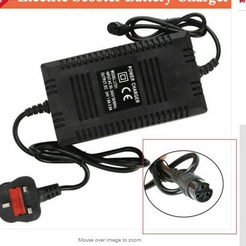 批发24V电动车充电器小海豚电动滑板车充电器铅酸充电器