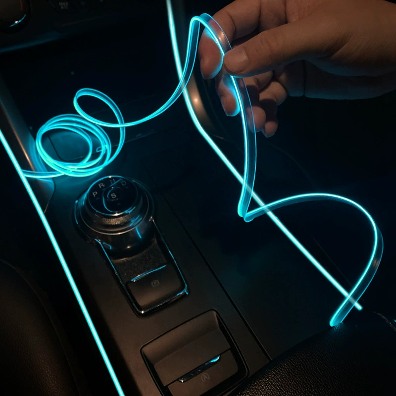Автомобильная LED атмосферная подсветка, тюнинг для автомобиля, для дома и улицы, грузовик, холодный свет, USB автомобильные аксессуары