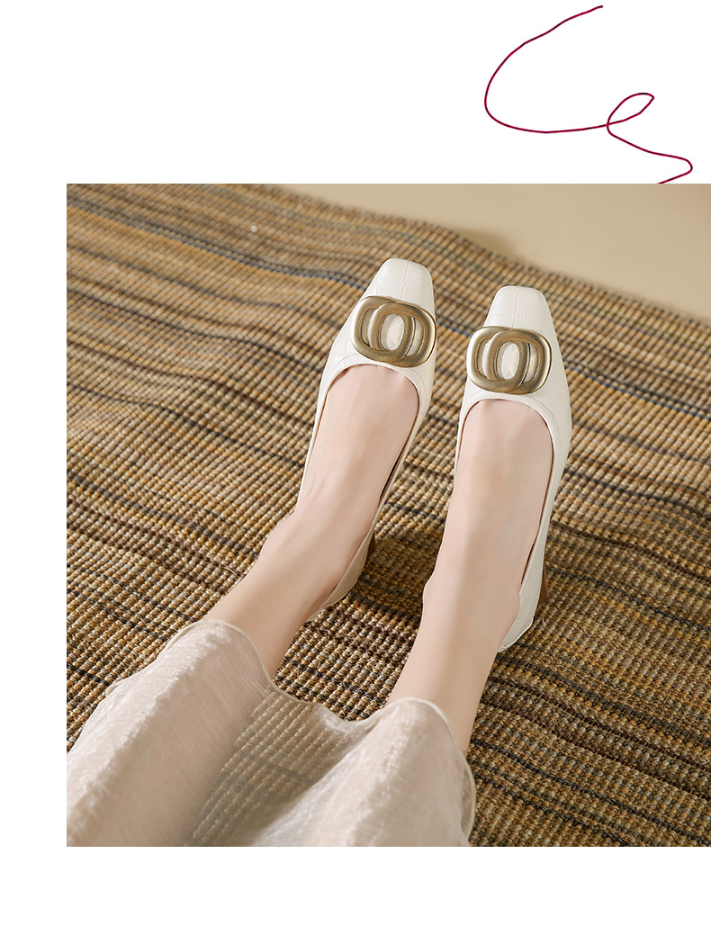 Damen Pumps Mit Karreeform Und Blockabsatz Aus Weichem Leder_voghion.com