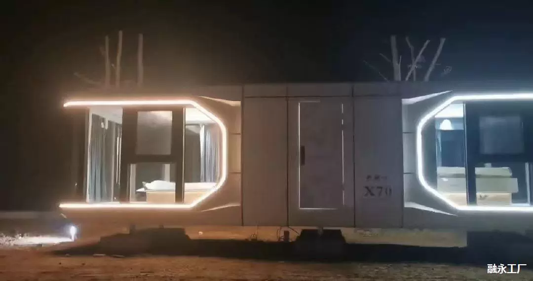 Контейнерный дом для активности, утепленный каменной ватой, складной дом для коммерческой улицы, огнестойкая комната, противопожарная перегородка, магазин на торговой улице.