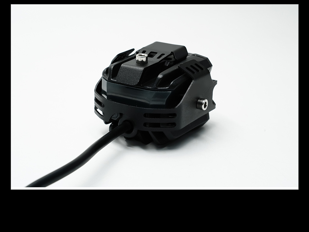 Motorcycle LED Spotlight, Electric Vehicle High-Low Beam Lens Headlight, External Super Bright Road Illumination Spotlight