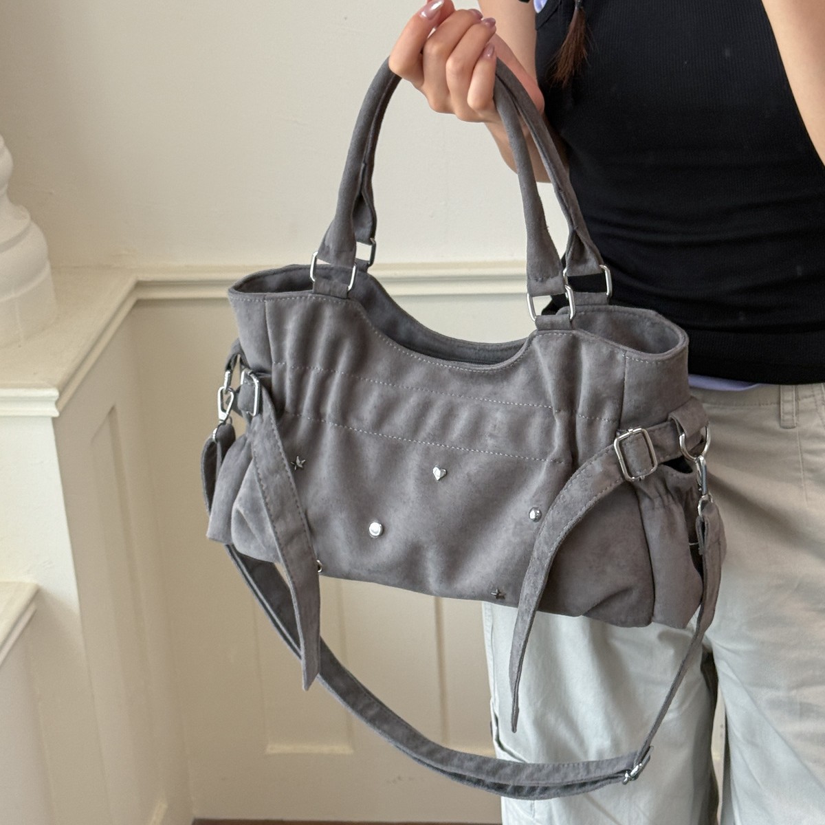 2026 Autumn New Large-Capacity Handbag for Women, Stylish Casual Commuting Tote Bag, Shoulder Bag