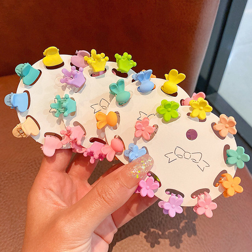 New children's hair clip small grab clip bangs broken hair artifact girl baby mini hair clip baby hair accessories headwear