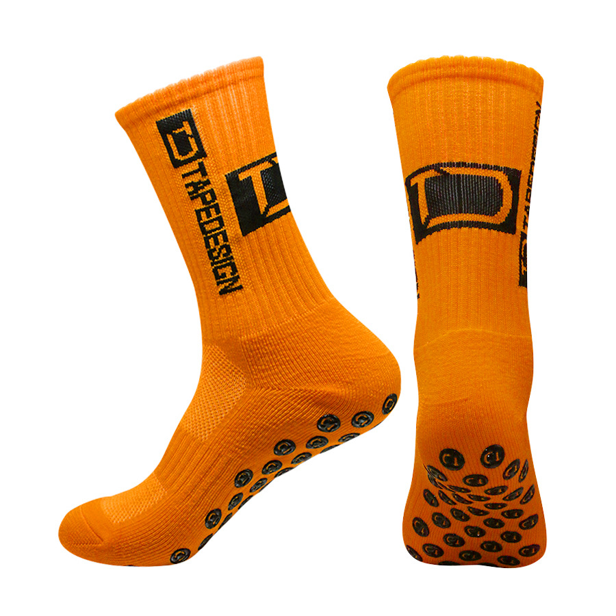 Venta caliente transfronteriza nuevos calcetines de fútbol calcetines deportivos calcetines de tubo para hombres y mujeres fondo de toalla calcetines de baloncesto transpirables antideslizantes de silicona