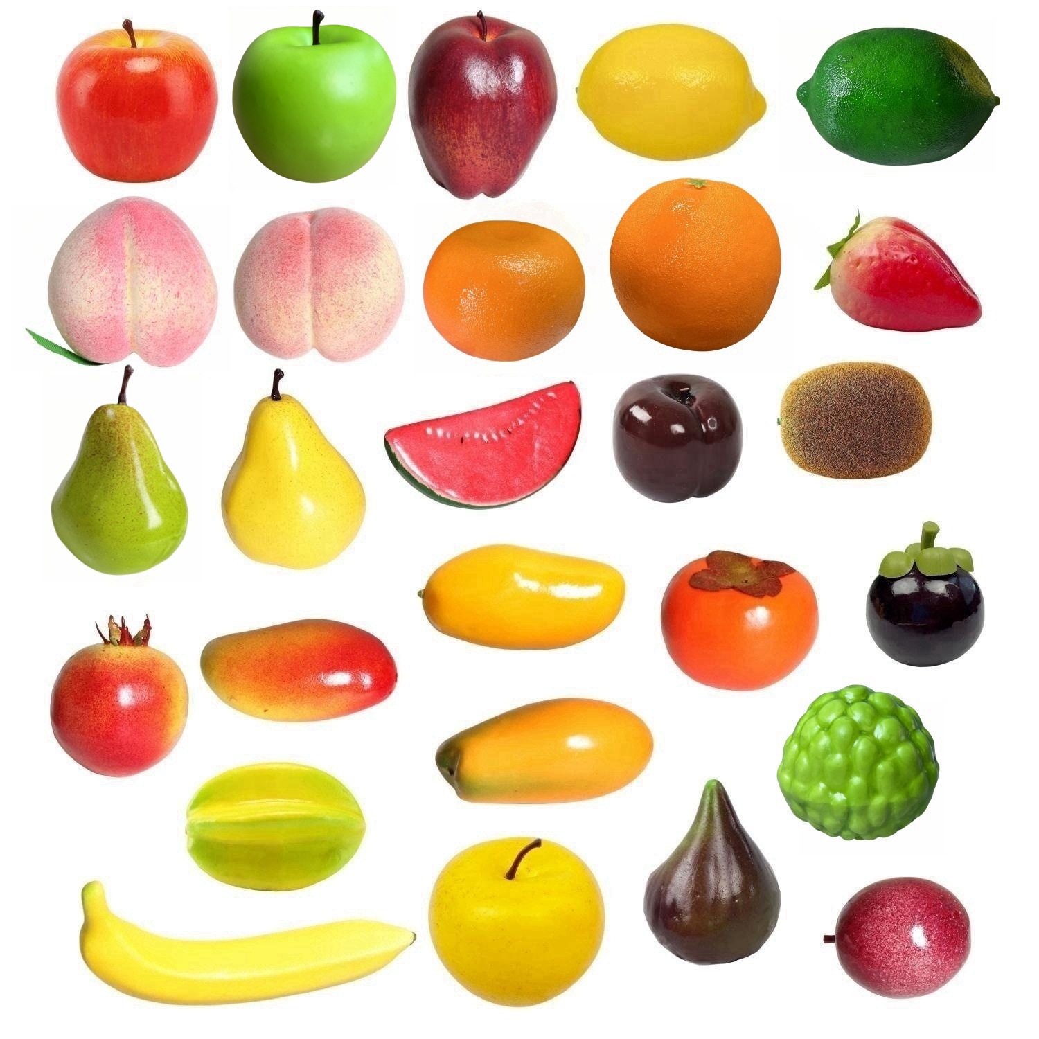 人造高仿真水果模型装饰假水果蔬菜写生道具苹果香蕉柠檬橙子桔桃