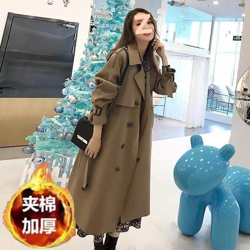 今年流行风衣2025新款秋装坠感中长款外套女过膝气质女神范英伦风|undefined