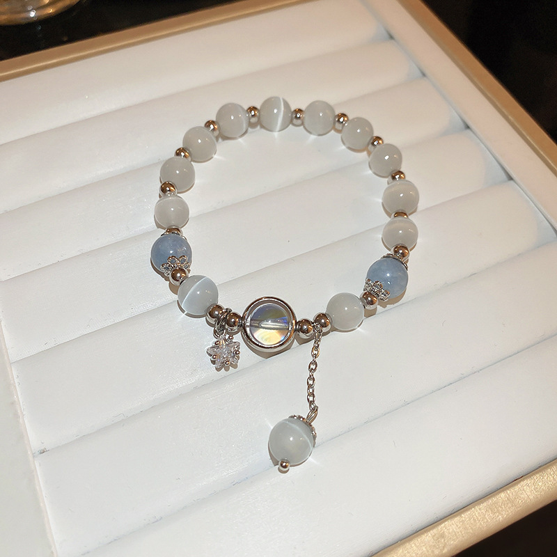 39 brazaletes - plata - azul