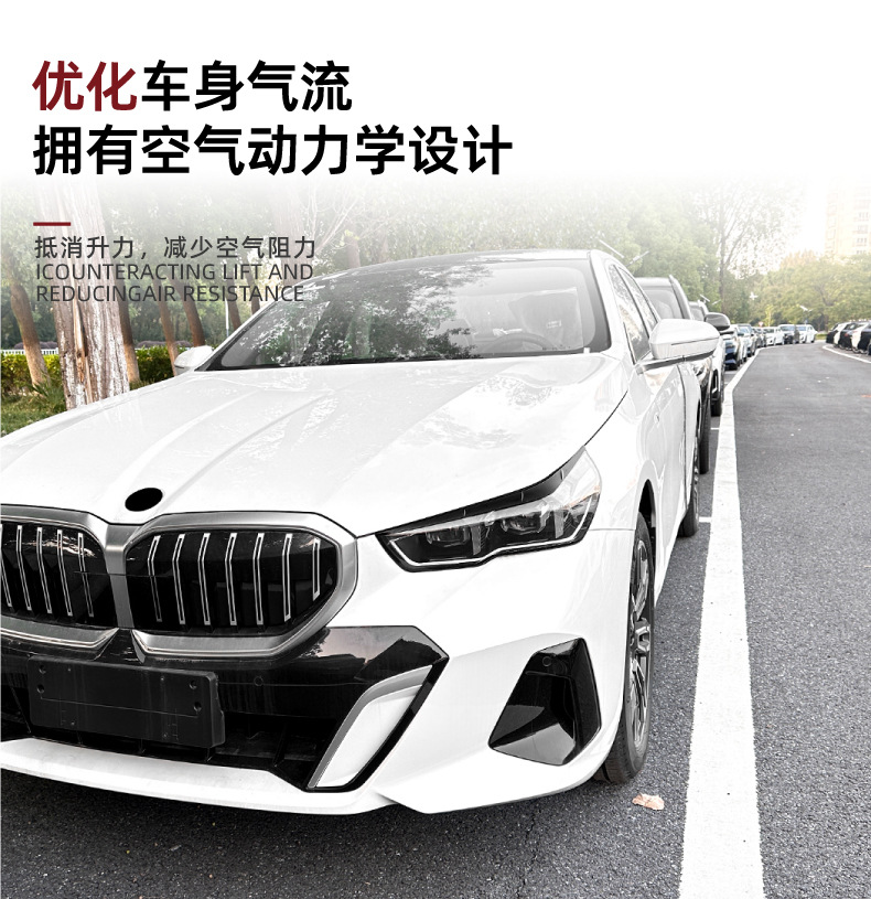 For BMW 5 Series BMW i5 G60 G61 2024+ Headlight Eyebrow Sticker Exterior Modification