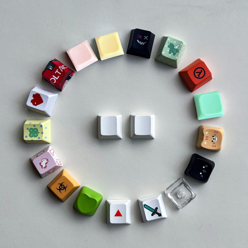 Keyboard Keys Moa Original Oem Keycaps Custom Pbt Single Material Fan Gifts for Performances and Events