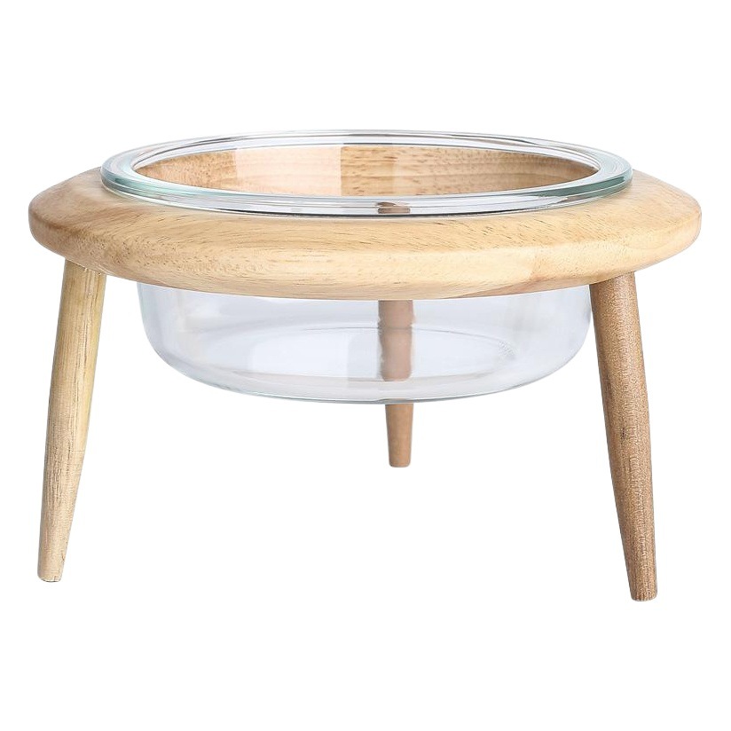 Nórdico creativo hogar vajilla de cristal tazón de fideos fruta postre ensalada tazón fruta seca tazón de aperitivo Pet Bowl gato y perro tazón