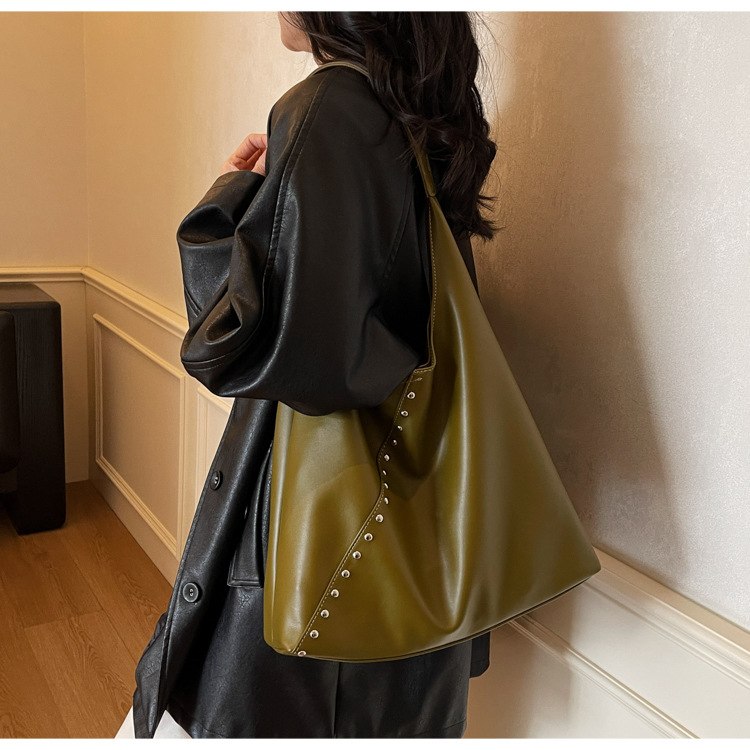 Retro torba za ženske, velika torbica za ramo za vsakdanjo rabo_voghion.com