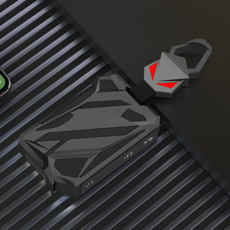 [업그레이드 + 발광 버튼] B 프로스트 블랙 + 레드 아이 버튼