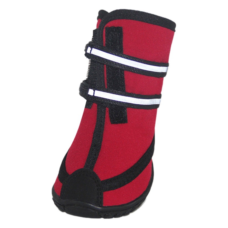 Zapatos para perros de fondo suave antideslizante medio perro zapatos para mascotas Botas de lluvia impermeables zapatos para perros sin gota zapatos para mascotas de invierno al por mayor