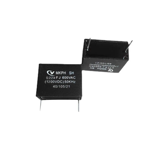 纯源厂家批发方塑壳形高压薄膜双面膜电容器MKPH 0.22uF/1200VDC