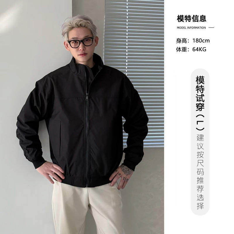 秋季美式男士外套25SS秋【哈灵顿夹克】三防设计宽松宽松外套男潮|undefined
