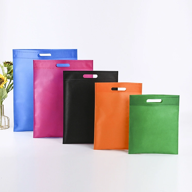 Оптовая одежда сумка Упаковка четыре пальца сумка рекламные подарки Non-Woven ручной открытый карман напечатанный логотип