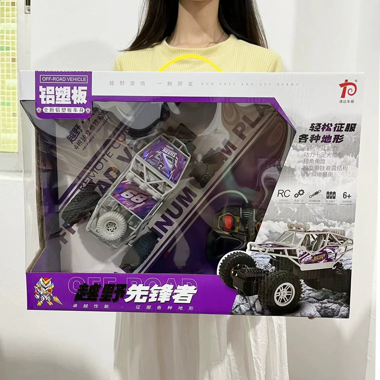 Трансграничный сплав альпинистский автомобиль перезаряжаемый автомобиль с дистанционным управлением Электрический пульт дистанционного управления Внедорожник мальчик детский игрушечный автомобиль стойло