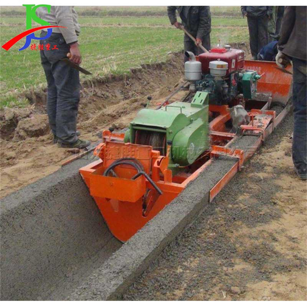 Preservación de agua zanja maquinaria periósea autopropulsada tipo U máquina de revestimiento de canal de hormigón tipo fundición in situ máquina de formación de canal