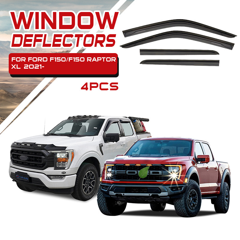 Adecuado para Ford F150 protección solar Ford F150 Raptor visores ventana ventana ceja de lluvia
