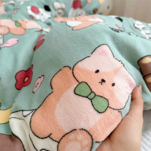 2025 New Milk Velvet Cartoon Printed Kindergarten Kit