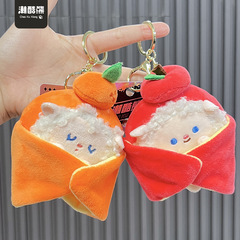 新型の磁石がドンドンと羊のぬいぐるみのペンダントの鍵は皮の果物の人形の子供の誕生日プレゼントの女性をかき集めます。