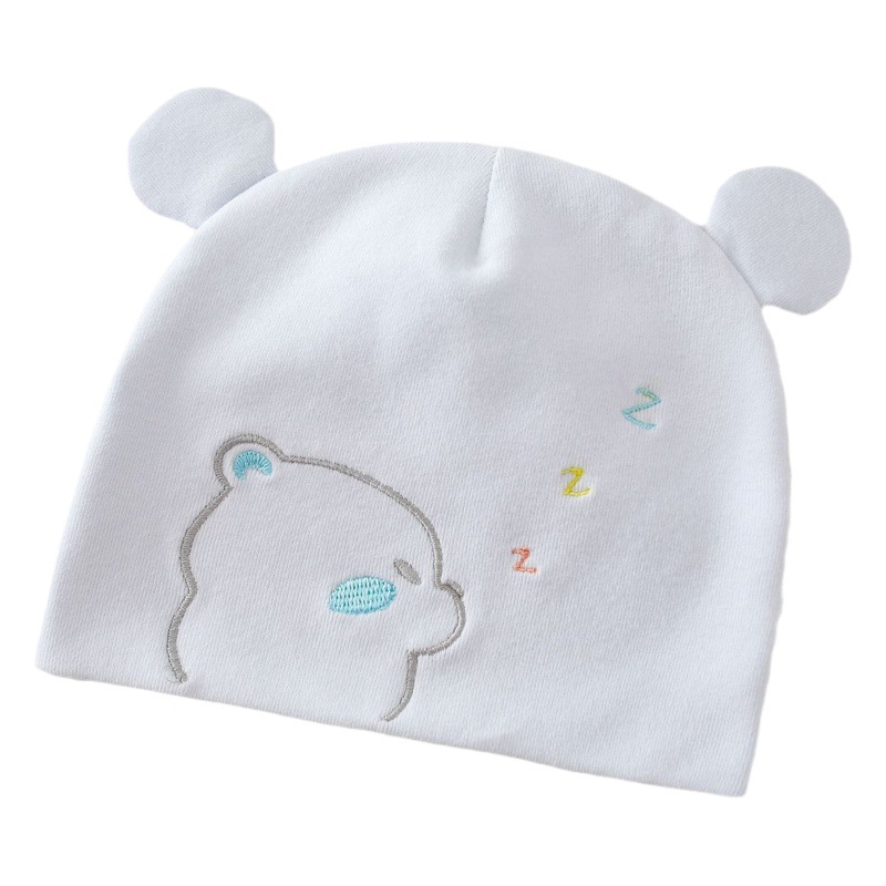 Baby Hat for 0-3 Months Newborns, Postpartum Hat, Double-Layer Head Protection Cap for Babies in the Delivery Room, Newborn Cap