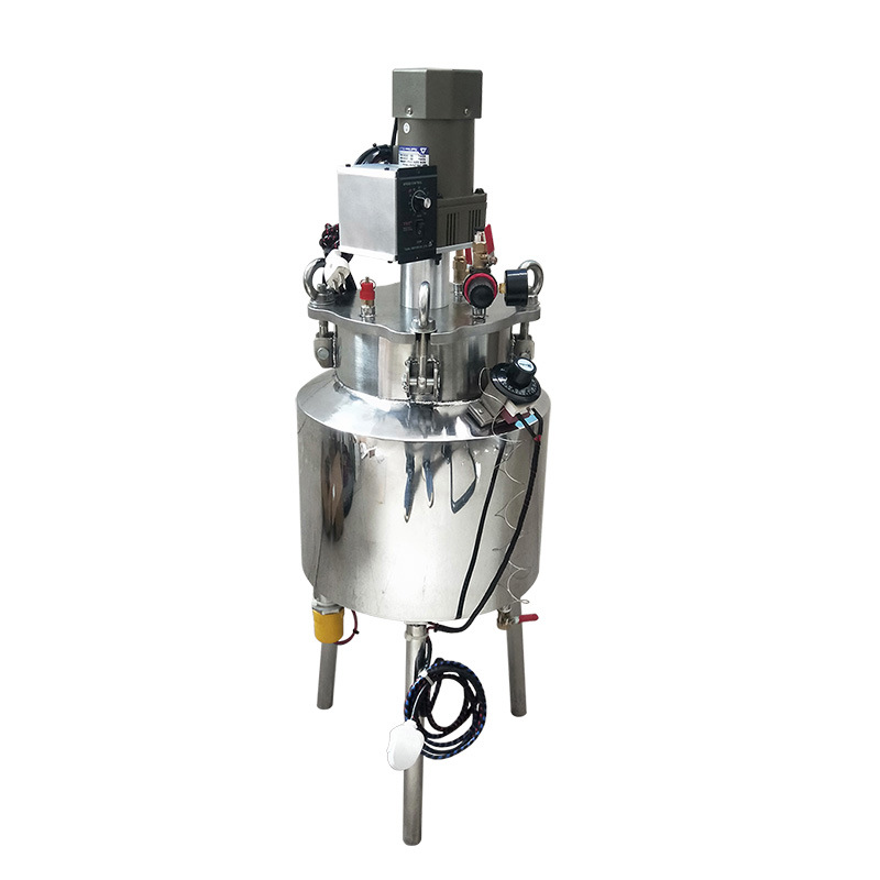 廠家供應FJ-10L雙層水油加熱電動攪拌壓力缸壓力桶