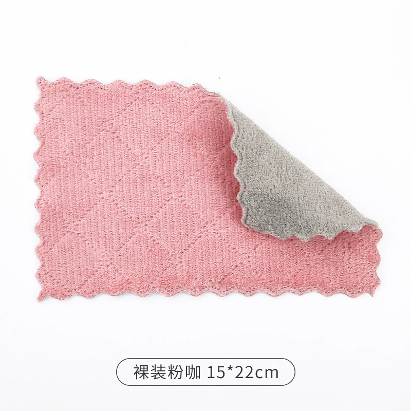 Протрите стеклянные рыбьи чешуи без следов уборки тряпкой для кухни для удаления масла без следов, впитывает воду, не рвутся шерстяные полотенца