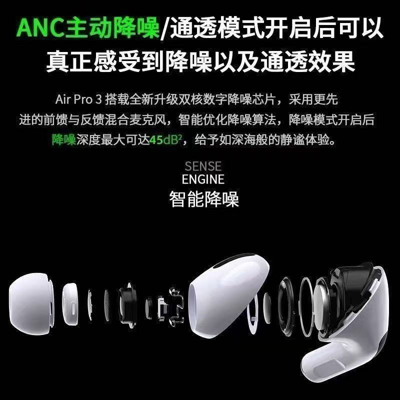 Auriculares Bluetooth Huaqiangbei 2025 nuevos auriculares Bluetooth de alta calidad Auriculares Bluetooth inalámbricos reales con cancelación de ruido deportivo