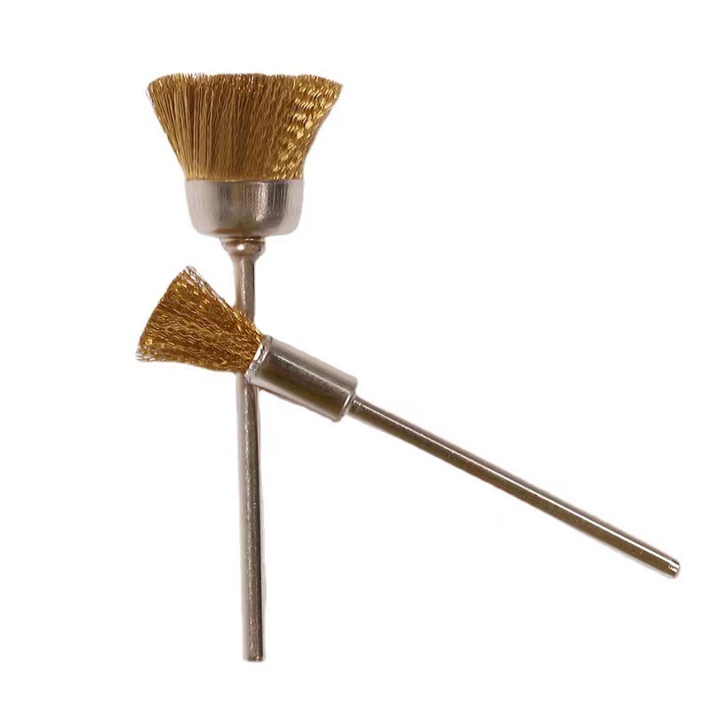 Herramientas de uñas transfronterizas cabeza de molienda cepillo de alambre de cobre máquina de molienda eléctrica cepillo de limpieza especial de uñas