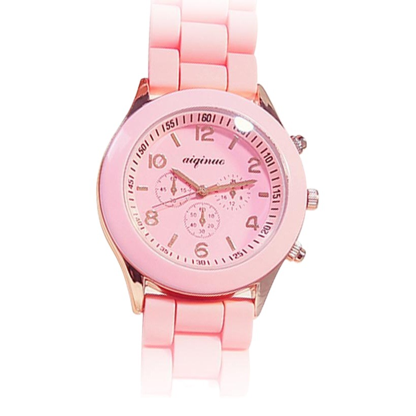 Reloj de silicona de color caramelo jalea niños estudiante reloj de silicona reloj de pareja reloj de cuarzo de moda para hombres y mujeres